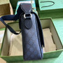 Gucci Ophidia medium messenger bag ‎761741 Blue black Supreme canvas - Default Title - View 4