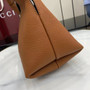 Gucci Softbit medium top handle bag, 837467 in brown leather