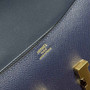Hermes Constance Box Epsom Leather Navy Blue Gold H082689 - Default Title - View 4