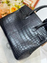 Hermès Birkin Bag 30cm Black Crocodile Leather Gold Hardware H8880 - Default Title - View 6