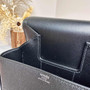 Hermès Della Cavalleria mini bag h085260 black epsom leather silver - Default Title - View 8