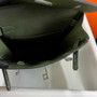 Hermès Kelly A Dos Hac Green Togo Leather With Silver Hardware 20302 - Default Title - View 6