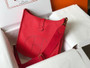 Hermès Evelyne III 29 Taurillon Clemence Bag Half Hand Red Gold - Default Title - View 1