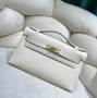Hermes Kelly Bag 22 Beige Swift Leather Gold Hardware - Default Title - View 1