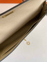 Hermès Kelly Cut Clutch 31cm Epsom Leather Light Gray Gold - Default Title - View 5