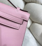 Hermes Kelly Bag 22 Pink Swift Leather Silver Hardware - Default Title - View 8