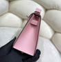 Hermes Kelly Bag 22 Pink Swift Leather Silver Hardware - Default Title - View 3