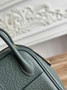 Hermes Lindy Mini Bag Togo Leather Dark Green Gold H68628 - Default Title - View 5