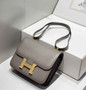Hermes Constance 23 Box Epsom Leather Dark Gray Gold H082905 - Default Title - View 1