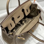 Hermès Birkin Mini Bag 20cm gray leather with shoulder strap - Default Title - View 6