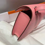 Hermes Constance Box Epsom Leather Pink Silver H082683 - Default Title - View 3