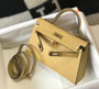 Hermes Kelly Mini II Bag 19 dark beige Crocodile Leather with Gold Hardware - Default Title - View 7