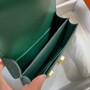 Hermes Constance Bag Dark Green Epsom Leather Gold H2528 - Default Title - View 4