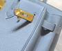 Hermès Birkin 30cm light blue Togo Gold Hardware - Default Title - View 6