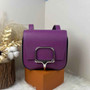 Hermès Della Cavalleria Mini Bag Purple Epsom Calfskin Silver Hardware - Default Title - View 1