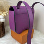 Hermès Della Cavalleria Mini Bag Purple Epsom Calfskin Silver Hardware - Default Title - View 4