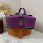 Hermès Della Cavalleria Mini Bag Purple Epsom Calfskin Silver Hardware - Default Title - View 7