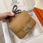 Hermes Constance Bag Epsom Tan Leather Silver H2553 - Default Title - View 2