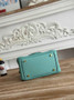 Hermes Lindy Mini Bag Togo Leather Blue Green Gold H68619 - Default Title - View 4