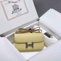 Hermes Constance Box Epsom Leather Yellow Silver H082761 - Default Title - View 2