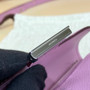 Hermes Constance Slim Wallet Pink Purple Epsom Leather Silver H082071 - Default Title - View 7