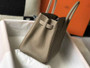 Hermès Birkin 30cm Gray Togo Silver Hardware - Default Title - View 5