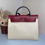 Hermès Herbag Zip 31 hobnailed bag h085131 red beige - Default Title - View 1