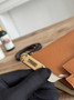 Hermes Kelly Bag 19 Epsom Leather Brown Gold H82329 - Default Title - View 7