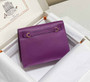 Hermès Kelly Danse II Purple Evercolor leather with gold - Default Title - View 3