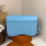 Hermès Della Cavalleria Elan Bag in Blue Epsom Calfskin Silver Hardware - Default Title - View 3