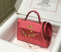 Hermes Kelly Mini II Bag 19 Gold Hardware with Epsom Pink - Default Title - View 1