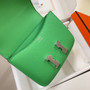 Hermes Constance Bag Epsom Green Leather Silver H2543 - Default Title - View 7