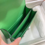 Hermes Constance Bag Epsom Green Leather Silver H2543 - Default Title - View 6