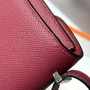 Hermes Constance Box Epsom Leather Wine Red Silver H082711 - Default Title - View 8