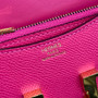 Hermes Constance Slim Wallet Plum Epsom Leather Gold H082072 - Default Title - View 9
