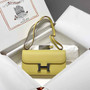 Hermes Constance Box Epsom Leather Lemon Yellow Silver H082762 - Default Title - View 1