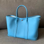 Hermes Garden Party 30 bag Epsom leather Sky Blue - Default Title - View 7
