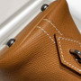 Hermes Bolide 1923 Bag 25 in Brown Epsom Calfskin Silver Hardware - Default Title - View 4
