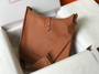 Hermès Evelyne III 29 Bag Taurillon Clemence Brown - Default Title - View 2