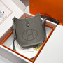 Hermes Mini Evelyne 16 Bag in Taurillon Clemence Leather H069453 - Default Title - View 1