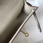 Hermes Kelly Mini II Bag 19 White Crocodile Leather with Gold Hardware - Default Title - View 3