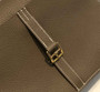 Hermes Mini Halzan 22 Bag Togo Gray Leather H082145 - Default Title - View 4
