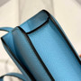 Hermes Constance Box Epsom Leather Blue Gold H082692 - Default Title - View 8
