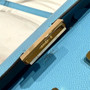 Hermes Constance Box Epsom Leather Blue Gold H082692 - Default Title - View 5