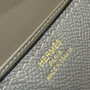 Hermes Constance Box Epsom Leather Dark Gray Gold H082696 - Default Title - View 6