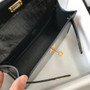 Hermes Kelly Mini II Bag 22 Black Crocodile Leather Gold half Handmade - Default Title - View 9