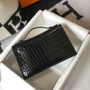 Hermes Kelly Mini II Bag 22 Black Crocodile Leather Gold half Handmade - Default Title - View 3