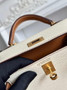 Hermes Kelly Bag 19 Epsom Leather Beige Brown Gold H82338 - Default Title - View 7