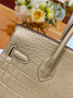 Hermès Birkin Bag 30cm Apricot Crocodile Leather Gold Hardware H8887 - Default Title - View 5