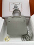 Hermes Halzan 25 Bag Gray Togo Leather Silver H082176 - Default Title - View 3